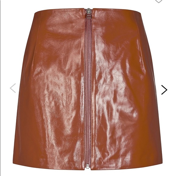 REMAIN Birger Christensen Leather Mini Skirt - Picture 3 of 7